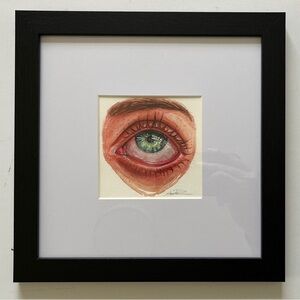 Original Watercolor Painting of a human eye by me (Shannon Perrie/Perrie…
